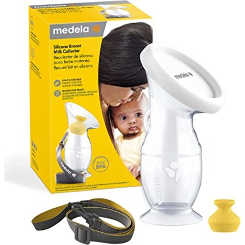 Medela Harmony Manual Breast Pump & Silicone Milk Collector Set, On-the-Go