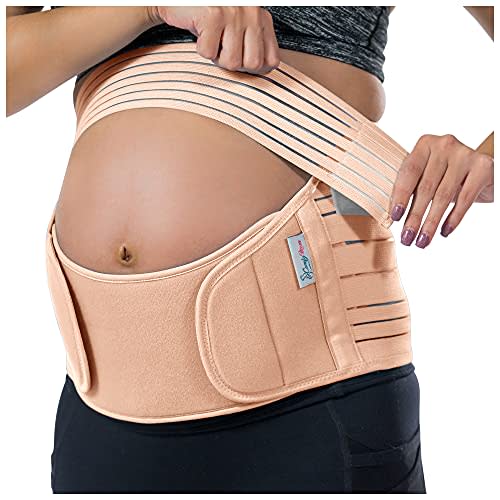 Belly Bands For Pregnant Women, Pregnancy Belly Support Band, Belly Band For Back Support. Pregnancy Must Haves, Belly Support For Pregnancy. Peach Color/Size S