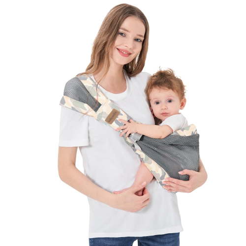 Adjustable One Shoulder Baby Carrier for Infant, Lightweight Breathable Mesh Baby Hip Carrier Portable Baby Carrier Sling for Newborn to Toddler Girl and Boy 7-35 lbs