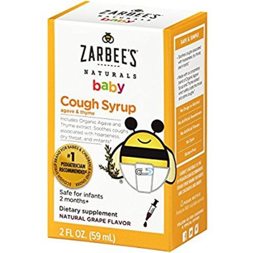 ZarBee's Naturals Baby Cough Syrup, Natural Grape Flavor 2 oz