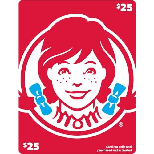 Wendy's Physical Gift Card | $25