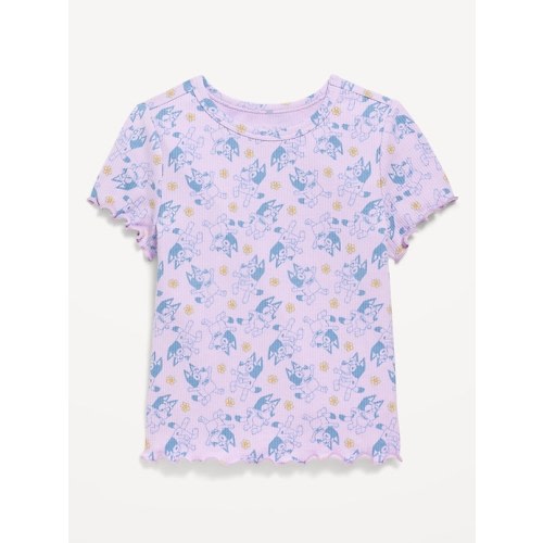 Bluey™ Ribbed Graphic T-Shirt for Toddler Girls