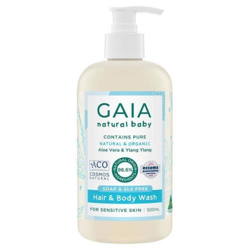 Buy Gaia Natural Baby Hair & Body Wash 500ml online at Chemist Warehouse