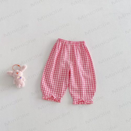 Baby Toddler Girl Plaid Pants
