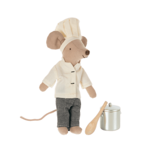 Chef Mouse with Soup Pot & Spoon - Maileg - Maileg USA