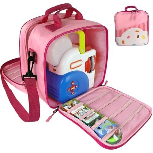 Detachable Bag Compatible with Little Tikes Story Dream Machine Books Starter Set,Kids Toys Storage Case for Little Tikes for Storybook, Audio Play, Character,with Handle and Shoulder Strap