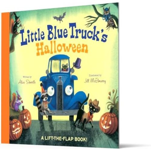 Little Blue Truck's Halloween: A Fun And Interactive Lift-the-Flap Book For Kids Celebrating Halloween With Little Blue Truck And Friends Board book – Lift the flap, July 5, 2016