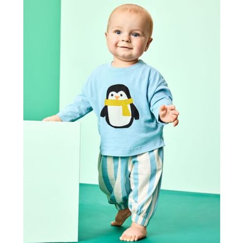Baby Holiday Long Sleeve Graphic T-Shirt & Pants Set