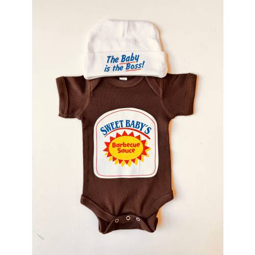 BBQ Baby Halloween Costume, Steak Sauce Baby Shirt, Baby Shower Gift newborn clothes, Unique Newborn Gift, Baby Christmas