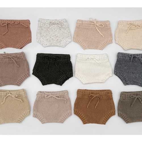 Baby knit Bloomer diaper cover | RIBBED BLOOMER