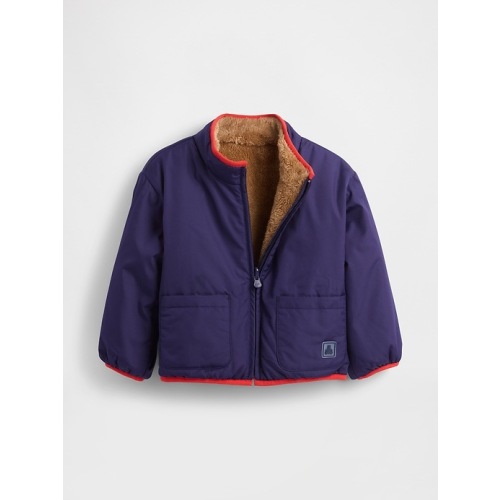 Baby & Toddler Lightweight Sherpa Reversible Jacket