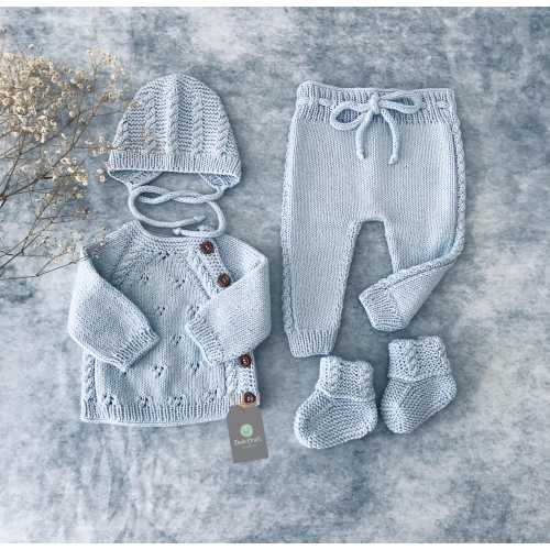 Newborn Boy Coming Home Outfit | Baby Boy Gift | Baby Boy Hospital Outfit | Knit Winter Baby Boy Clothes