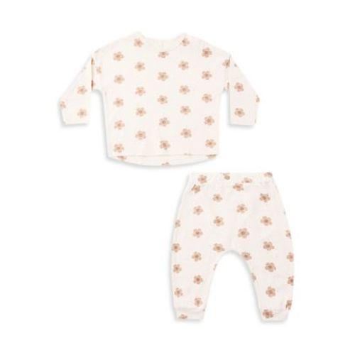 Girls' Daisy Printed Long Sleeve Tee & Pants Set - Baby