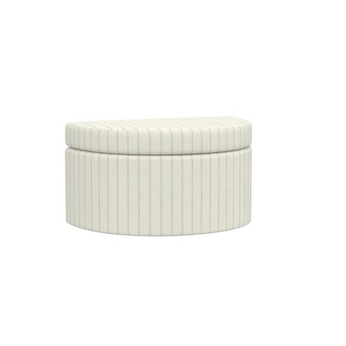 Chris Loves Julia Upholstered Ottoman