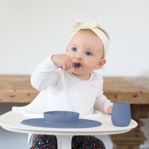 First Foods Set, Indigo - ezpz | Maisonette