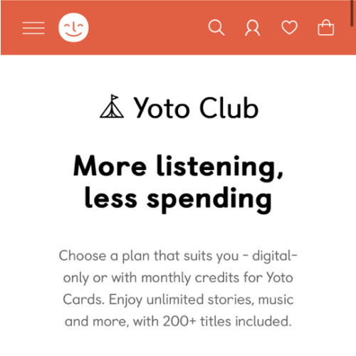 Yoto Club Collector Subscription