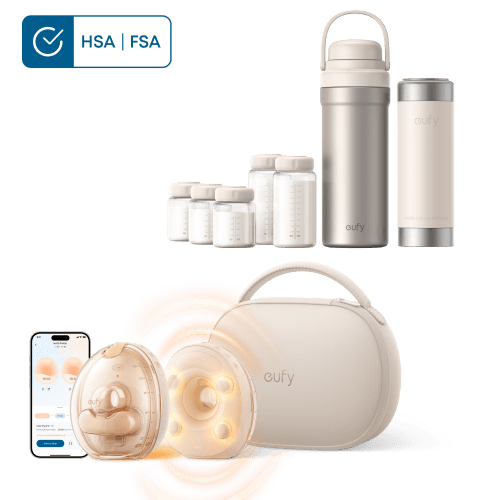 eufy Wearable Breast Pump S2 Pro & Portable Milk Cooler E10
