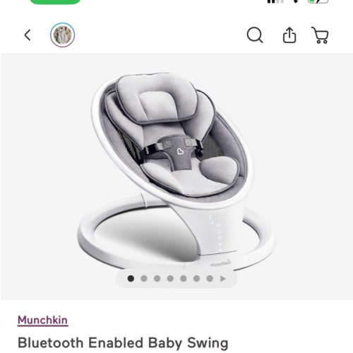 Infant Swing | Smart Bluetooth® Enabled | Munchkin