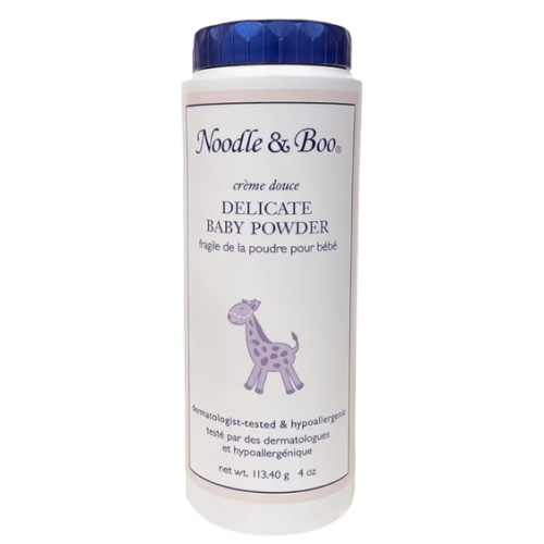 Noodle & Boo Delicate Baby Powder with Pure Cornstarch and Aloe, Talc Free