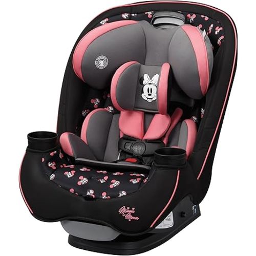 Disney Baby Grow and Go All-in-One Convertible Car Seat, Infant to Toddler Carseat, Minnie Charm 2
