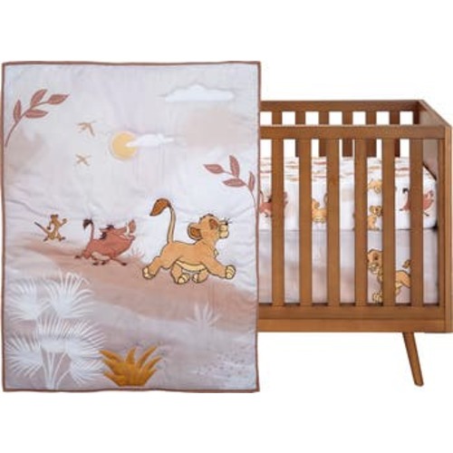 Disney Baby Lion King Safari 3-Pc Infant Nursery Crib Bedding Set