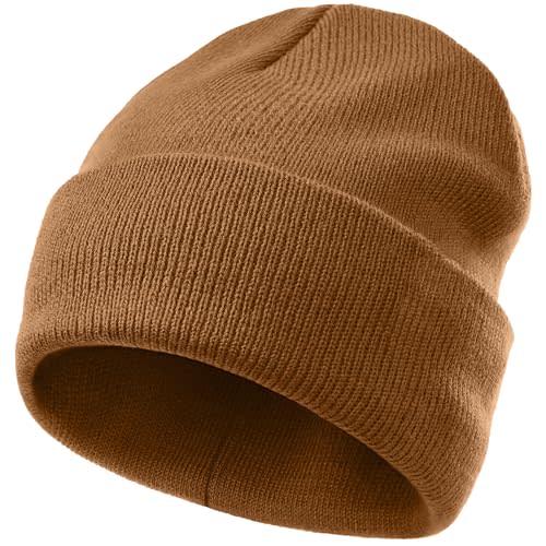 vidsel 100% Cotton Toddler Beanie Hats for Baby Boys Girls Kids Infant Winter Hat Soft Warm Knit Cuffed Caps