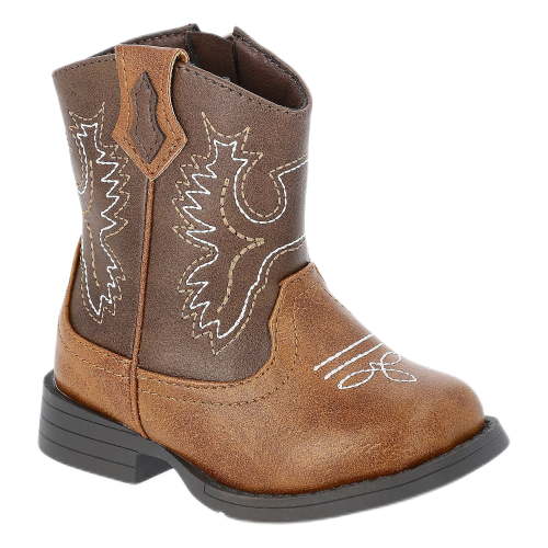 Wonder Nation Baby Boys Faux Leather Western Boots
