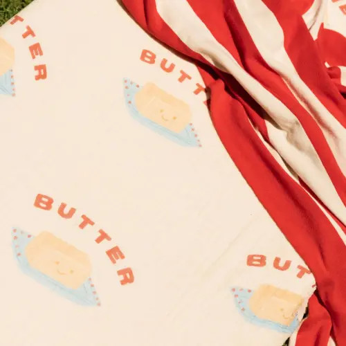 Butter Organic Washed Cotton Cot Sheet
