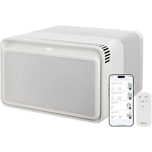 Windmill Window Air Conditioner - Quiet & Smart, Easy Install, Voice-Enabled, Remote & App Control AC Unit - 6,000 BTU
