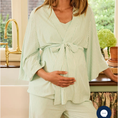 LAKE | Women | DreamModal Pajamas | Fog Maternity Kimono Bundle