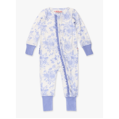 Convertible Ruffle One Piece Pajama, Bamboo Viscose