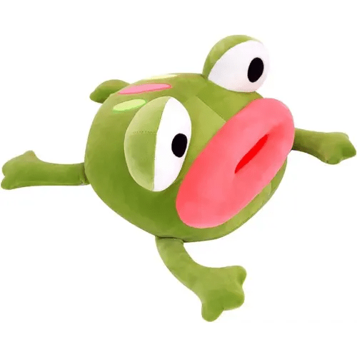 CAZOYEE Soft Frog Plushies Gifts for Girls Boys, Frog Snuggly Hugging Pillow, Cuddly Stuffed Animals Decoration,10"