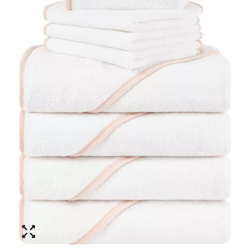 Turkish Cotton Baby Hooded 8-Pc. Bath Towel Set