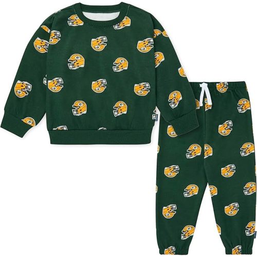 Gerber NFL Unisex Baby Nfl Team Sweatshirt and Pants Set
