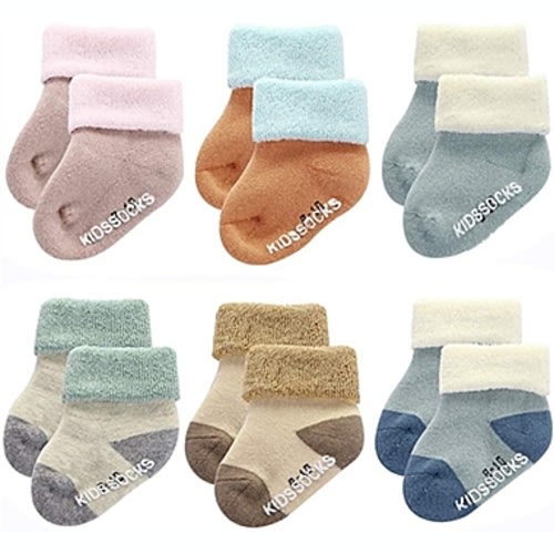 GoodMerchan - Boys and Girls Thick Winter Socks - 6 Pairs - Warm and cozy socks setGoodMerchan - Boys and Girls Thick Winter Socks - 6 Pairs - Warm and cozy socks set