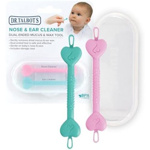 Dr. Talbot's Safe Ear Wax Removal Tool and Nose Cleaner - 2 Pack