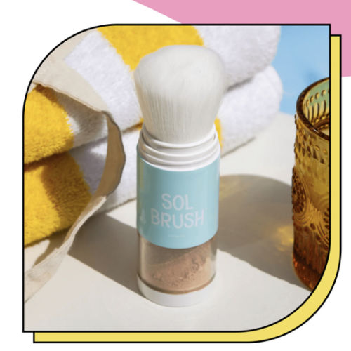 Sol Brush SPF 50 - Largest Mineral Sunscreen Brush – SolBrush