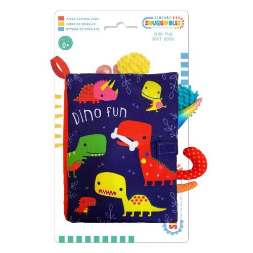 Make Believe Ideas Dino Tails Soft Cloth Book