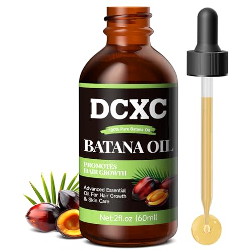 DCXC 100% Pure & Natural Batana Oil for Hair Growth - Strengthens Hair, Reduces Breakage and Hair Loss, Enhances Shine - Nourishment For All Hair Types - 60ml