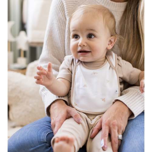 Golden Bee Organic Cotton Baby Bibs 5 Pack