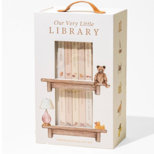 Our Very Little Library Board Book Set: A Foundational Language Vocabulary Board Book Set for Babies (Tabitha Paige Children's Book Series)