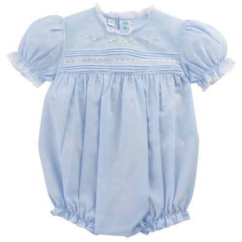 Floral Bullions & Lace Bubble-Blue
