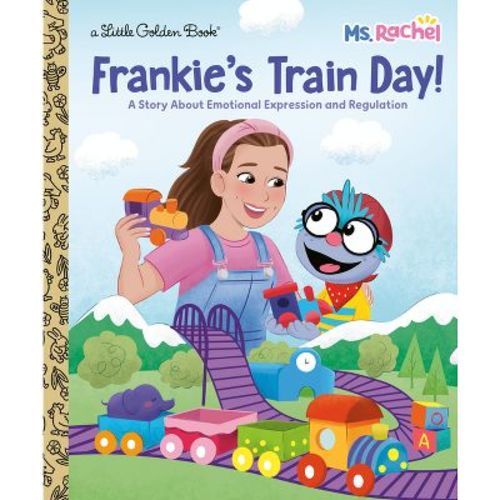 Frankie's Train Day! (Ms. Rachel) - (Little Golden Book) by MS Rachel (Hardcover)