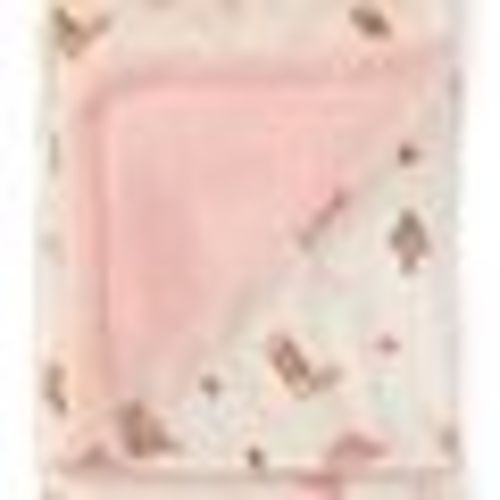Baby StartersBaby Girls Cowgirl Western Ranch Theme Print/Solid Reversible Swaddle Blanket