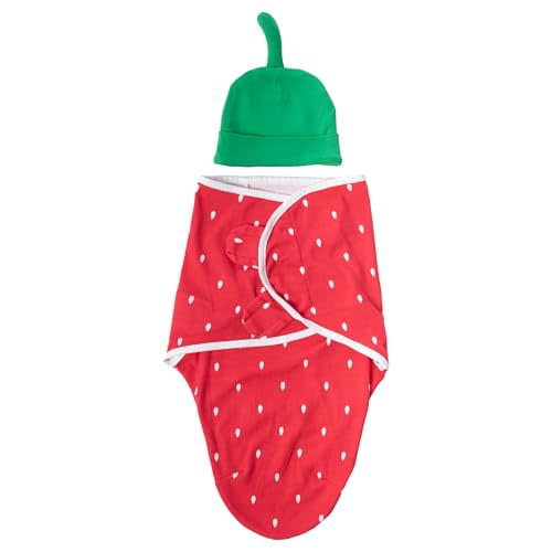 Cuddle Club Baby Cotton Swaddles for Newborns, 0-3 & 3-6 Months | Adjustable Swaddle Blanket Wrap with Hat, Baby Essentials, Tortilla Burrito, Ladybug, Caterpillar, Football, & More