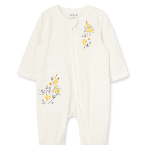 Primrose 2-Way-Zip Footed One-Piece