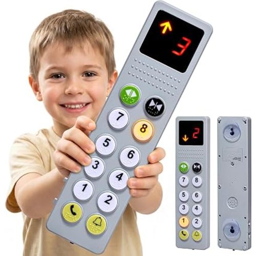 Civikids Elevator Activity Panel Sensory Busy Board Toy for Toddlers