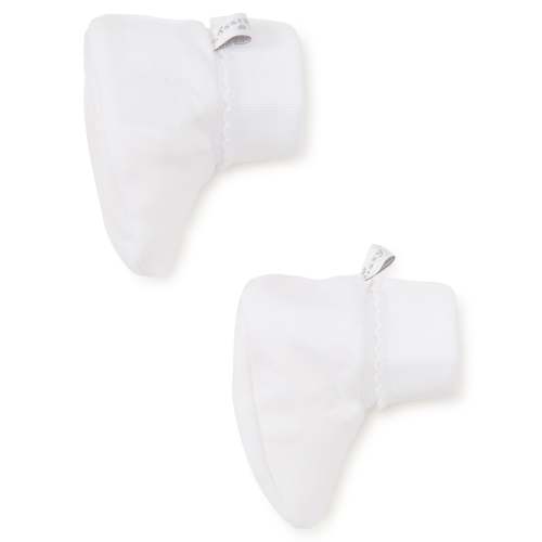 White Kissy Basics Booties