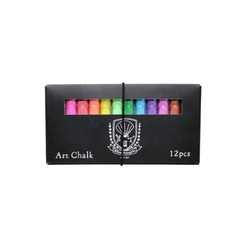 Kitpas Dustless Art Chalk 12 Colours