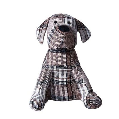 Elements Plaid Dog Door Stopper